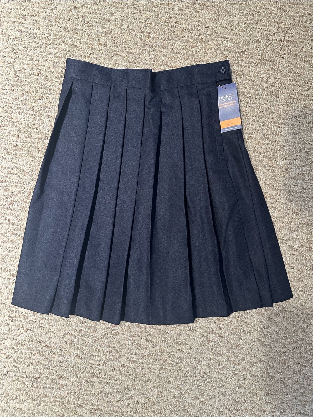 NWT French Toast Girls' Navy Pleated School Skirt